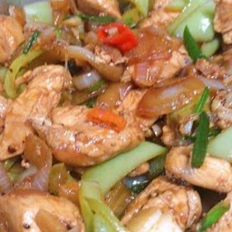 ผัดพริกหยวก (กับข้าว)