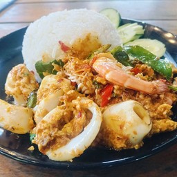 Seafood Curry Rice