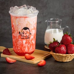 นมสดสตอเบอร์รี่