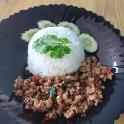 ข้าวกะเพราหมูสับ