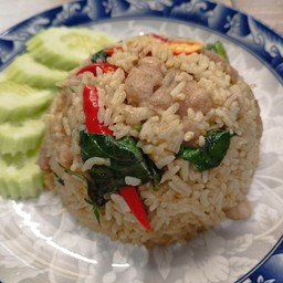 ข้าวผัดแกงเขียวหวาน