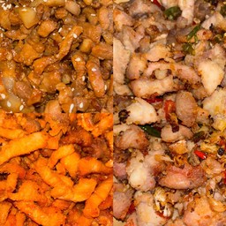 อิ่มจุก รวมมิตร 3 หมู + ข้าวเหนียวพิเศษ