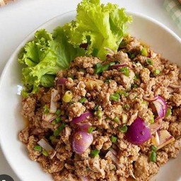 ลาบหมูสับ เป็นกับข้าว