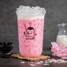 นมชมพู,นมเย็น