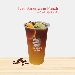 Iecd Americano fruit punch I อเมริกาโน่ พั้นช์ เย็น (22oz)
