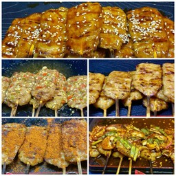 หมูปิ้งนมสด 16 ไม้