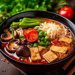 บะหมี่เผ็ดเต้าหู้เห็ดหอม