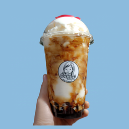 นมตราหมี ปั่น บราวชูการ์