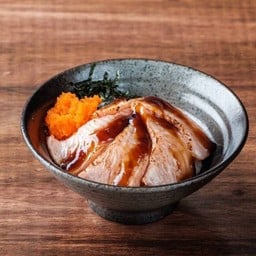 ข้าวแซลมอนเบิร์นเทอริยากิ ฟรีซุปมิโสะ