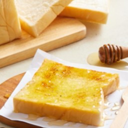 ปังปิ้งแผ่น-เนยน้ำผึ้ง