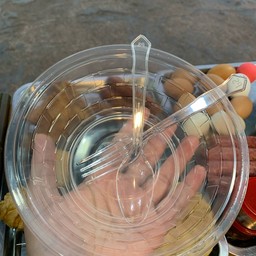 ชุดถ้วยพลาสติก+ช้อนส้อมอย่างดี