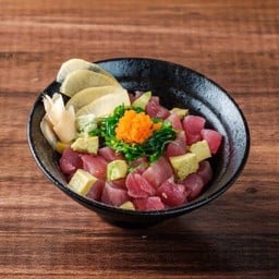 ข้าวทูน่าหั่นเต๋า ฟรีซุปมิโสะ