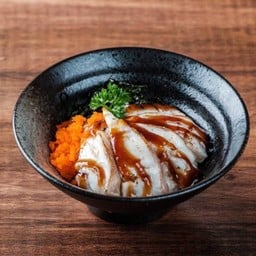 ข้าวปลาฮามาจิเบิร์นซอสมิโสะ ฟรีซุปมิโสะ