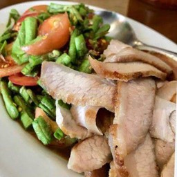 ตำถั่วคอหมูย่าง