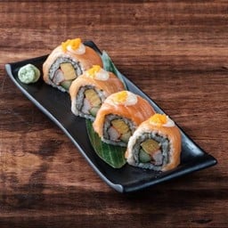 โรลแซลมอนสดมาโย 4คำ