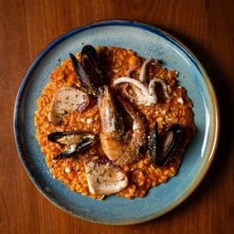 Seafood Tomato Risotto