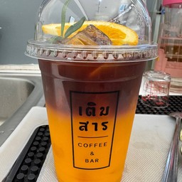 อเมริกาโนน้ำส้ม ( orange coffee)