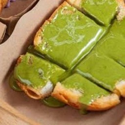 ปังปิ้งแผ่น-สังขยาใบเตย