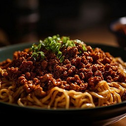 บะหมี่แห้งหม่าล่าไก่สับ