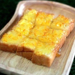 ปังปิ้งแผ่น-แยมส้ม