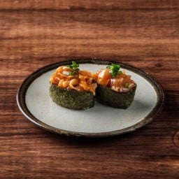 ซูชิครีบหอยเชลล์กิมจิ