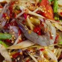 ตำกุ้งสด