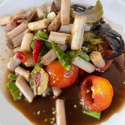 ตำไหลบัวกุ้งสด