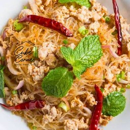 ลาบวุ้นเส้นหมูสับ