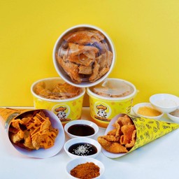 หนังไก่กรอบขนาด XL