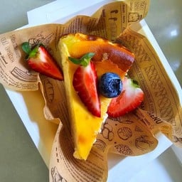 ชีสเค้กบลูเบอรี่คู่บลูเบอรี่สดรสสตอเบอรี่