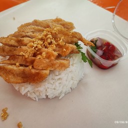 ข้าวหน้าไก่ทอด