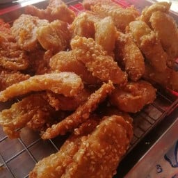 ขนมถ้วยกล้วยทอด (ท่าเกษตรบางแค)