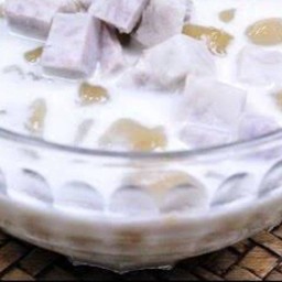 บัวลอยเผือกมะพร้าวอ่อน