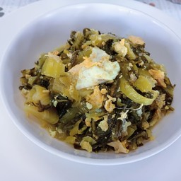 ผัดผักกาดดอง