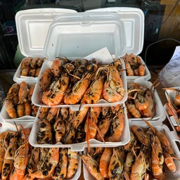กุ้งน้อค เผา  (ถ้าต้องการแบบสด โปรดระบุ)