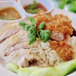 ข้าวมันไก่ผสมธรรมดา สูตรเส็นเส้ง