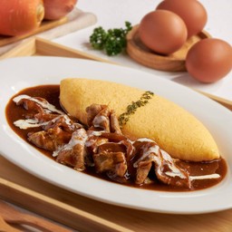 ไข่ลาวาราดซอสฮายาชิ