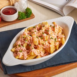 เฟรนช์ฟรายราดซอสเมนไทโกะ