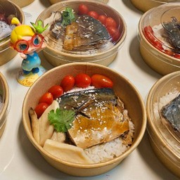 ข้าวหน้าปลาซาบะเทริยากิ