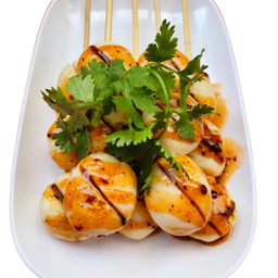 ลูกชิ้นหมูปิ้ง 1 ชุด 3 ไม้