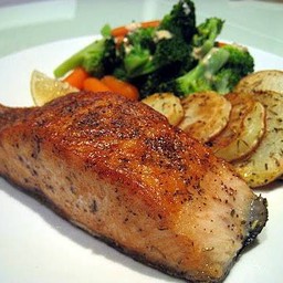 Salmon steak