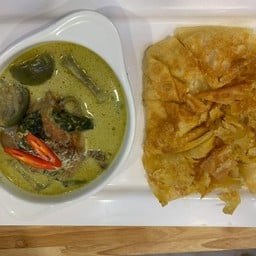 ข้าวแกงเขียวหวานไก่ Rice With Chicken Green Curry