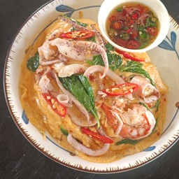 (เมนูใหม่!) ข้าวไข่ข้นห่อหมกทะเล