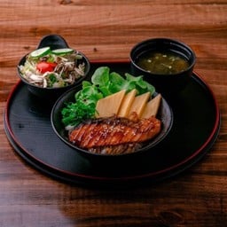 (เซตข้าว) แซลมอนเทอริยากิ