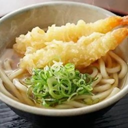 Udon-Hot-Srimp Tempura2P-400g อุด้งร้อนกุ้งเทมปุระ 2 ตัว 温かいえび天うどん400
