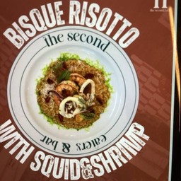 Bisque Risotto With Squid&Shimp