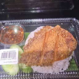 ข้าวปลาแกะสลิดแดดเดียว สะอาด ปลอดสาร ไร้แมลง,