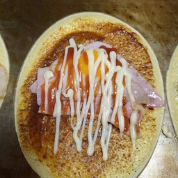 พริกเผา+ไข่ดาว+แฮม+เบคอน