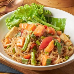 ตำเส้นเล็กแซลมอน