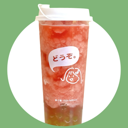 ชาแตงโมปั่นมุกบุกน้ำผึ้งอโรเวร่า